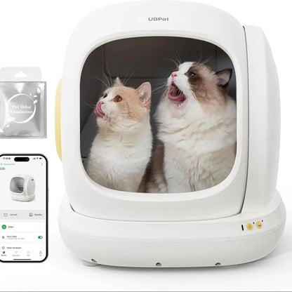 Furavix Max – Litière autonettoyante connectée grande capacité pour 2 chats