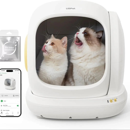 Furavix Max – Litière autonettoyante connectée grande capacité pour 2 chats