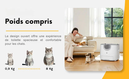 Furavix UNO – Litière Chat Automatique Autonettoyante 11L