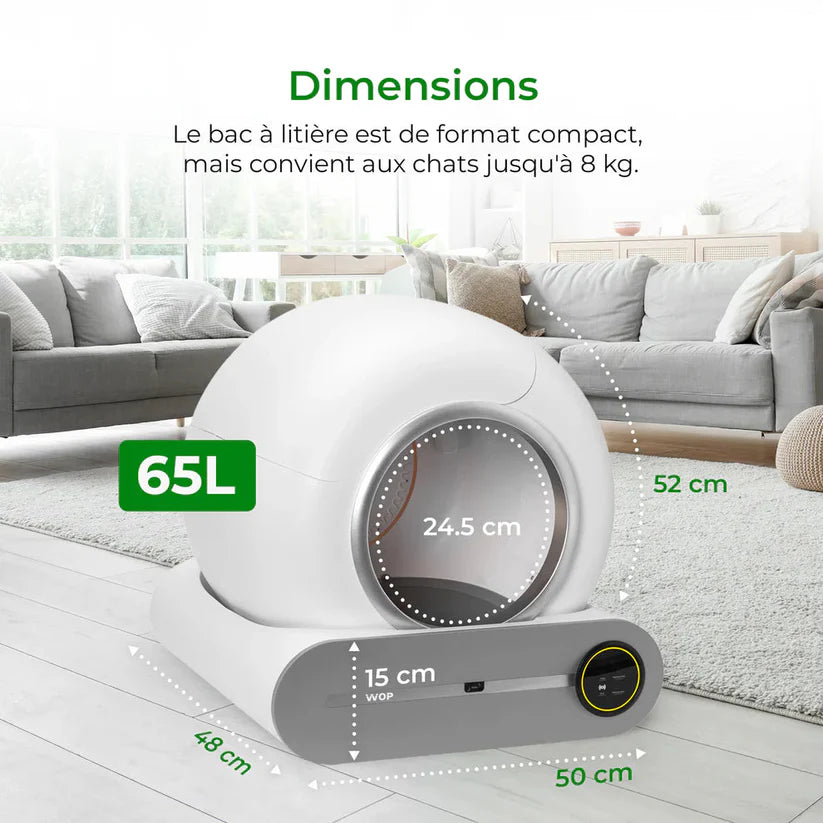 Litière Automatique Autonettoyante - Furavix Smart