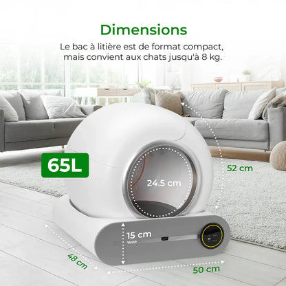 Litière Automatique Autonettoyante - Furavix Smart